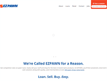 Tablet Screenshot of ezpawn.com